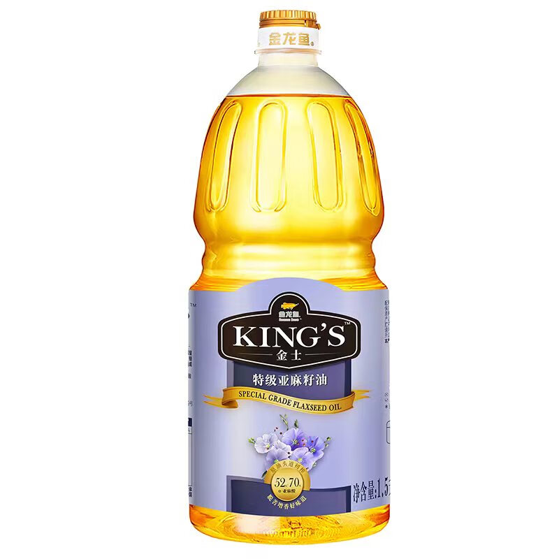 金龙鱼 KING'S亚麻籽油 1.5L/瓶